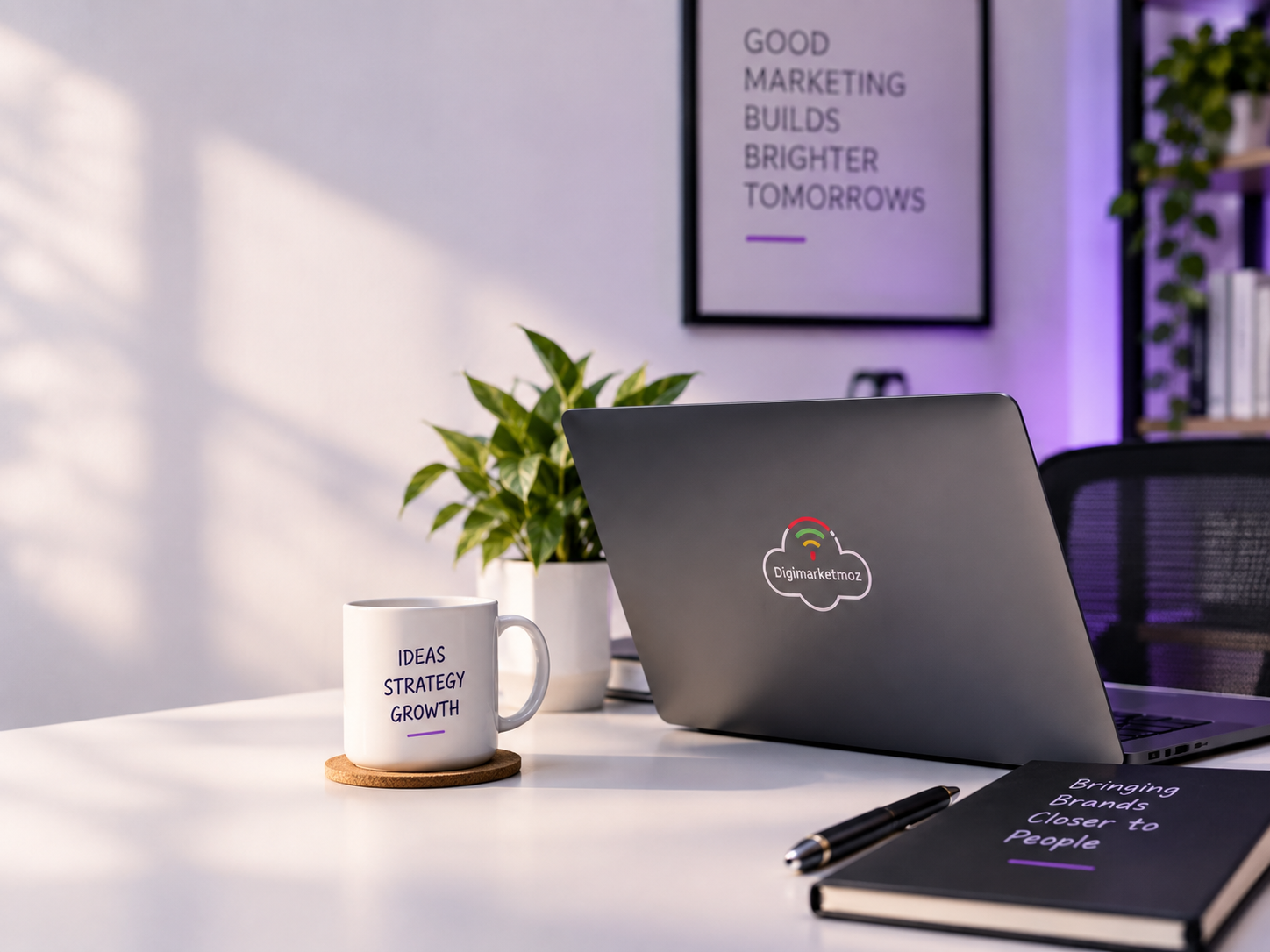 DigiMarketMoz digital marketing agency workspace in Thane