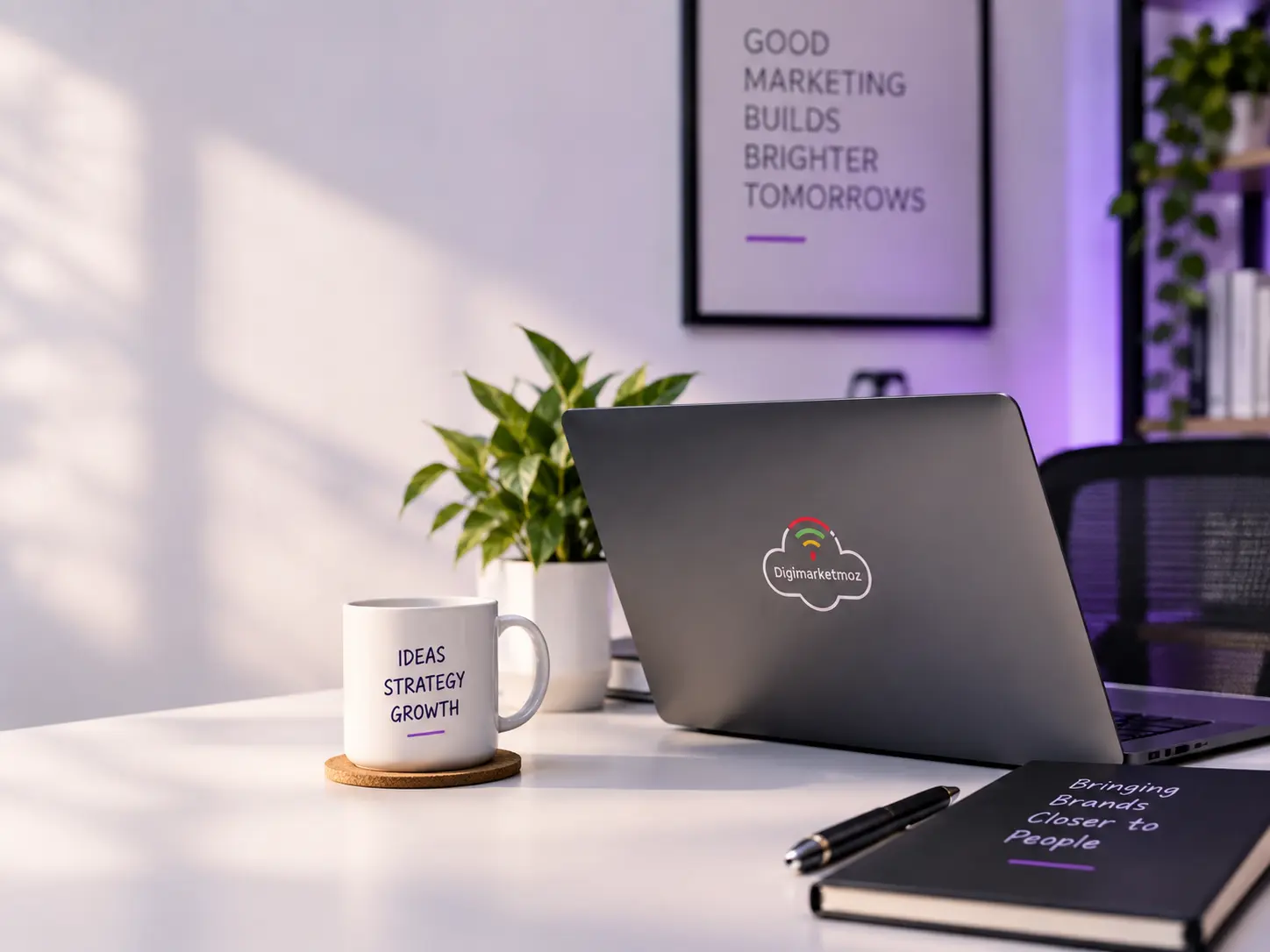 DigiMarketMoz digital marketing agency workspace in Thane