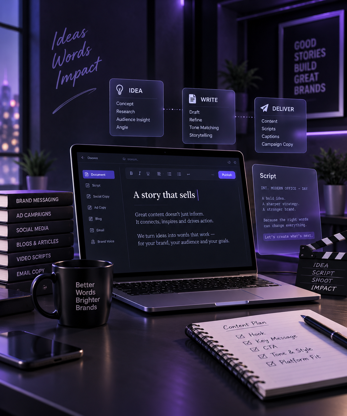 Copywriting and scriptwriting services in Thane by DigiMarketMoz